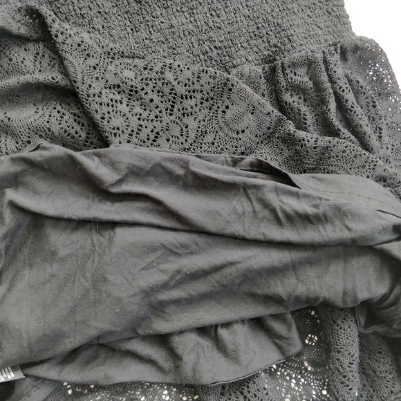 ANTHROPOLOGIE Leifnotes Black Lace Hi-Lo Dress, S - Picture 5 of 7